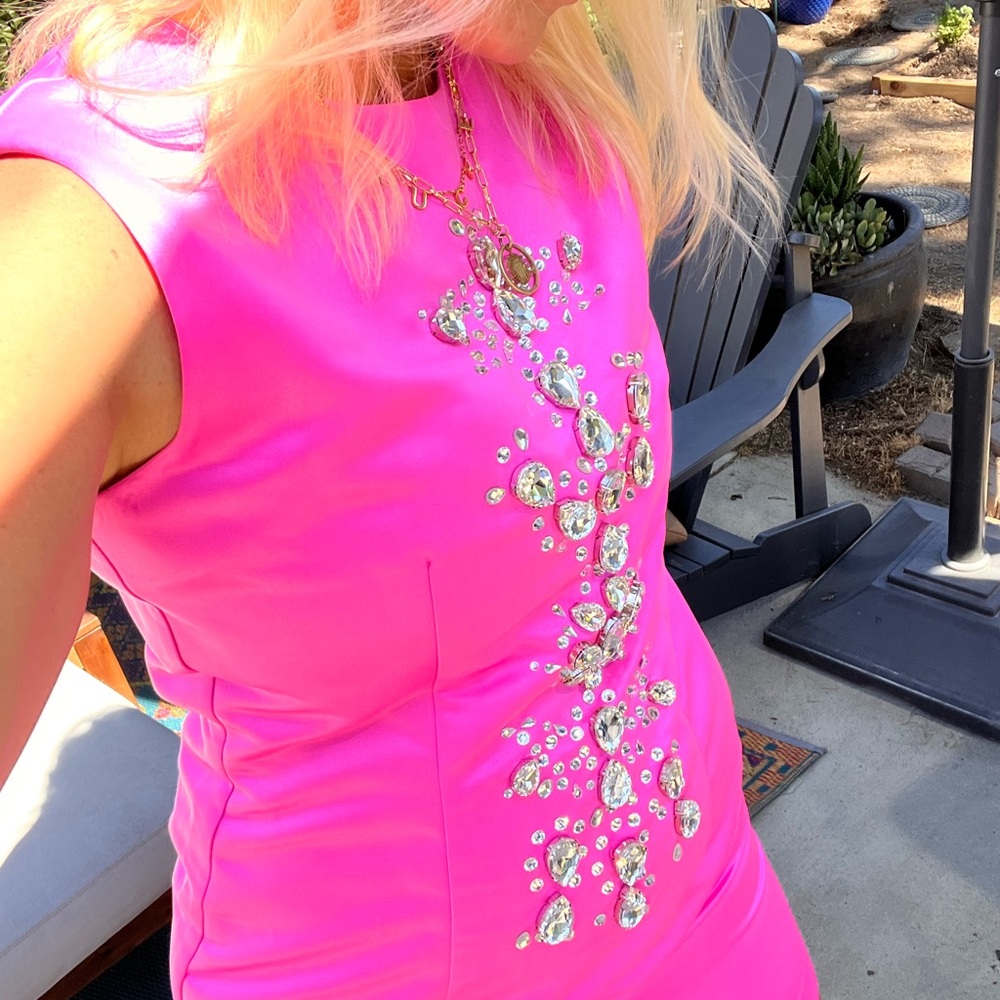 Cynthia Rowley, new no tag hot pink size 6 dress